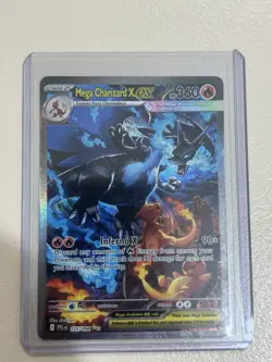 Mega Charizard X EX SIR Pokemon Card. Phantasmal Flames 125/094 PSA 10 Worthy - Image 1