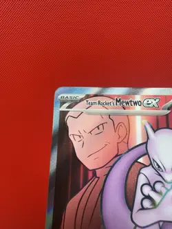 Team Rockets Mewtwo EX 213/182 Destined Rivals Mint Condition Pokemon TCG - Image 5