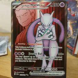 Pokemon TCG Team Rockets Mewtwo Ex Destined Rivals NM Pack Fresh! 213/182 - Image 1
