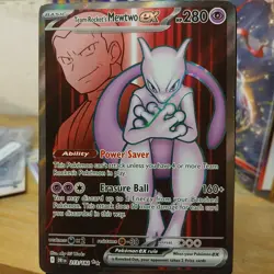 Pokemon TCG Team Rockets Mewtwo Ex Destined Rivals NM Pack Fresh! 213/182 - Image 2