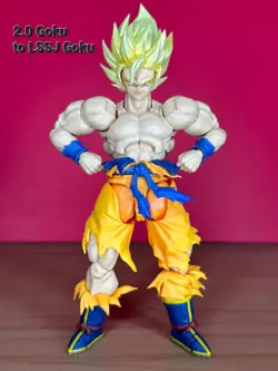 SHF 2.0 Goku/Vegito Heads to 3.0 Body Neck Pegs - READ DESCRIPTION! - Image 5