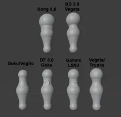 SHF 2.0 Body Conversion Neck Pegs - READ DESCRIPTION! - Image 1