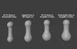 SHF, Demoniacal Fit, Kong Studio 3.0 Conversion Neck Pegs - READ DESCRIPTION! - Image 1