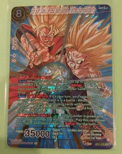 Dragon Ball Super SS Goku & SS2 Gohan Father-Son Solidarity SPR BT21-079 Holo - Image 1