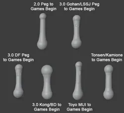 SHF The Games Begin Goku Conversion Neck Pegs - READ DESCRIPTION! - Image 1