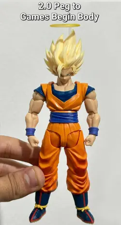 SHF The Games Begin Goku Conversion Neck Pegs - READ DESCRIPTION! - Image 2