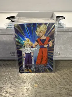 Dragon ball Super Masters Energy Marker M-11 Alt Art GOLD STAMPED (Goku&Gohan ) - Image 1