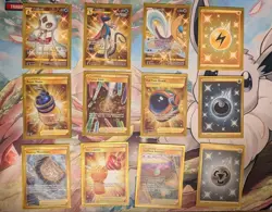 Evolving Skies Secret Rare Gold Complete Set Near Mint NM 12 Cards - Image 1