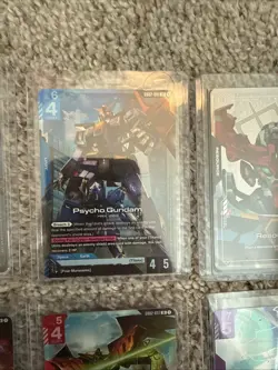 Gundam Card Game lot of 17 Dual Impact LR /C+ cards - Image 3