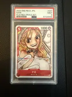 One Piece Card Game Nami ST01-007 Film Red Finale Set PSA 9 Japanese - Image 1