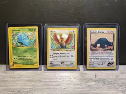 Bulbasaur 94/165 Expedition, Ho-Oh, Rockets Snorlax Pokemon TCG 3 Cards - Image 1