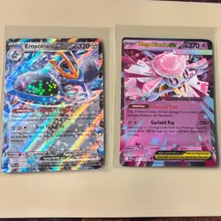Pokemon TCG EX Empoleon EX, Mega Diancie EX Holo Card Lot (2) - Image 2