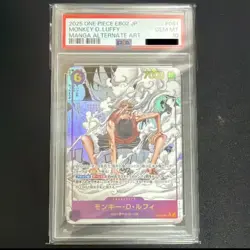 PSA 10 Luffy SEC EB02-061 Manga Alt Art Comic Parallel Anime Japanese 25th - Image 1