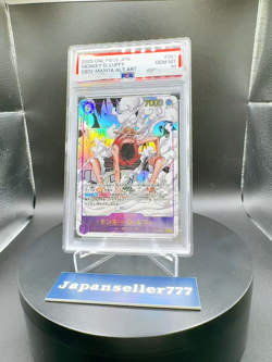 PSA 10 Luffy SEC EB02-061 Manga Alt Art Comic Parallel Anime 25th Japanese PSA10 - Image 2