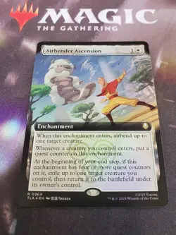 Mtg. Airbender Ascension. Foil Extended Art. Avatar The Last Airbender. Nm - Image 1