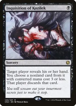 1x Inquisition of Kozilek NM Eng MTG - Conspiracy 2 - Image 1
