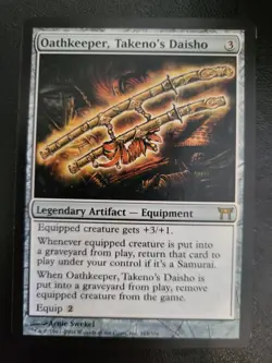 🔮Oathkeeper, Takeno's Daisho - Champions of Kamigaw - Magic The Gathering - MTG - Image 1
