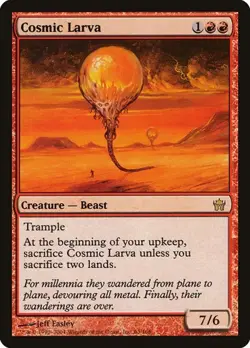 1x Cosmic Larva NM Eng MTG - Fifth Dawn - Image 1