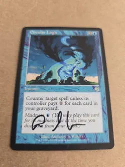 Circular Logic Signed By Anthony Scott Waters Magic the Gathering - Image 1