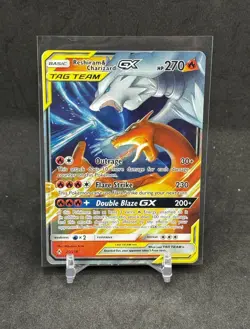 Pokemon Reshiram & Charizard GX Tag Team Unbroken Bonds Holo 20/214 - LP - Image 1