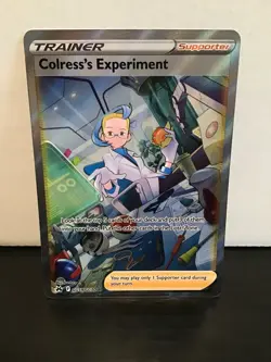 Colress's Experiment GG59/GG70 Pokemon Crown Zenith Galarian Gallery Full Art - Image 1