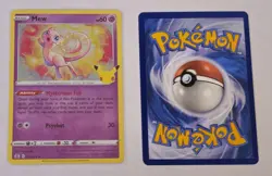 Mew 011/025 Celebrations Holo Pokemon TCG & Bonus Card - Image 1