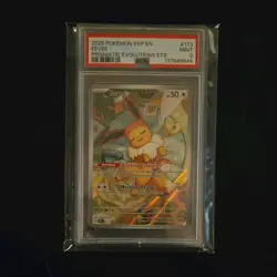 Pokemon SVP EN-SV Black Star Promo #173 Eevee Prismatic Evolutions PSA 9 - Image 1