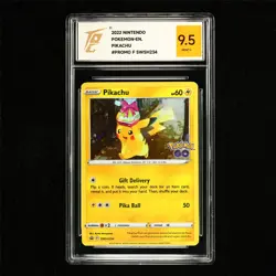 TQG 9.5 MINT+ 2022 Pokemon ENG Pikachu SWSH234 Promo - Image 2