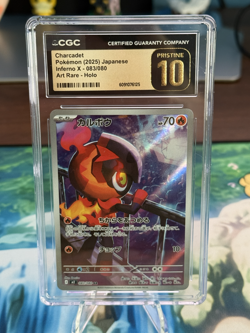 Pokemon CGC 10 PRISTINE Charcadet AR 2025 083/080 M2 Japanese - Image 1