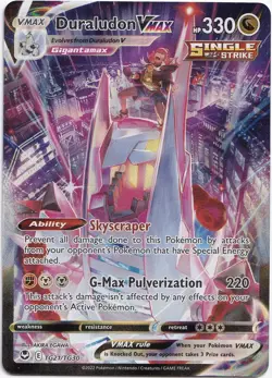 Pokemon Duraludon VMAX Trainer Gallery Rare Silver Tempest TG21/TG30 NM English - Image 1