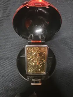 Mewtwo Pokemon 23k Gold-Plated Trading Card and Pokeball - Limited Edition 1999 - Image 3