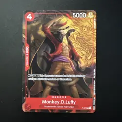 Monkey D. Luffy RARE PROMO ANNIVERSARY ALT ART P-007 ONE PIECE TCG NM - Image 1