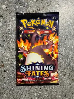 Pokemon TCG 4x (=1 Artset) Shining Fates Booster Pack Genuine Factory Sealed - Image 5