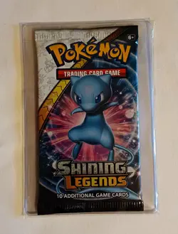 Pokemon TCG - Sun & Moon Shining Legends Booster Pack Sealed - Mew Artwork - Image 1