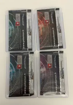 Lot of (4) Pokemon French Shining Legends Booster Packs SEALED (ARTSET) - Image 2