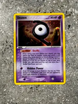 Pokemon TCG Cards Unown Z Z/28 Unseen Forces Secret Rare Holo - Image 1