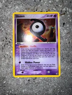 Pokemon TCG Cards Unown Z Z/28 Unseen Forces Secret Rare Holo - Image 3
