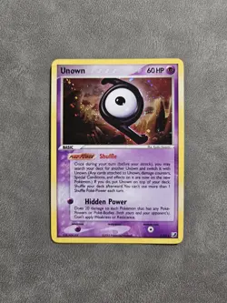 Pokemon TCG Unown Z Holo Rare Z/28 Vintage - EX Unseen Forces - LP - Image 1