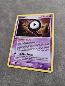 Pokemon TCG Unown Z Holo Rare Z/28 Vintage - EX Unseen Forces - LP - Image 2