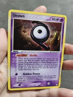 Pokemon TCG Unown Z Holo Rare Z/28 Vintage - EX Unseen Forces - LP - Image 3