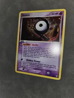 Pokemon TCG Unown Z Holo Rare Z/28 Vintage - EX Unseen Forces - LP - Image 4