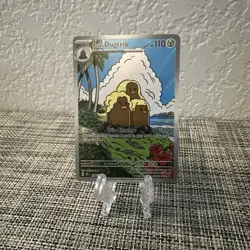 2024 Pokemon Surging Sparks Alolan Dugtrio 208/191 Illustration Rare Holo - Image 1