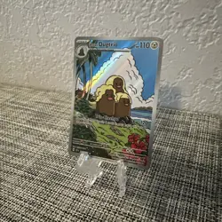 2024 Pokemon Surging Sparks Alolan Dugtrio 208/191 Illustration Rare Holo - Image 2