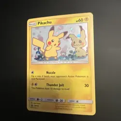 Pokemon Pikachu 2019 SM162 Holo Card Sun & Moon Black Star Promo TCG NM - Image 2