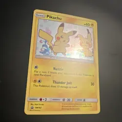 Pokemon Pikachu 2019 SM162 Holo Card Sun & Moon Black Star Promo TCG NM - Image 3