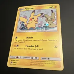 Pokemon Pikachu 2019 SM162 Holo Card Sun & Moon Black Star Promo TCG NM - Image 5