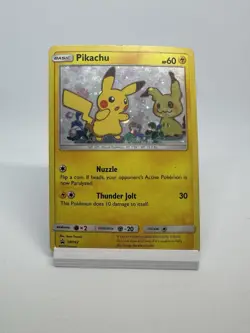 Pokemon 2019 Pikachu SM162 Sun & Moon Black Star Promo Holo Card TCG - Image 1