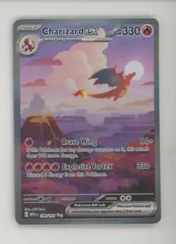 Pokemon Charizard EX 199/165 Scarlet & Violet 151 mew en SIR Near Mint #2 - Image 1