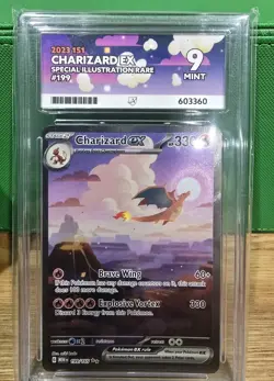 2023 Pokemon Scarlet & Violet 151 Charizard Ex SIR 199/165 Ace Mint 9 🇦🇺 Local - Image 1