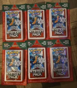 6x Pack Lot Pokemon Mystery Pack Holiday Vintage Crystal Guardians Seeded 1:10 - Image 1